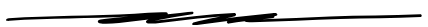 Signature on a white background